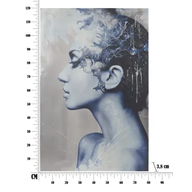 DRUK NA PŁÓTNIE FACE 80X3,8X120 cm